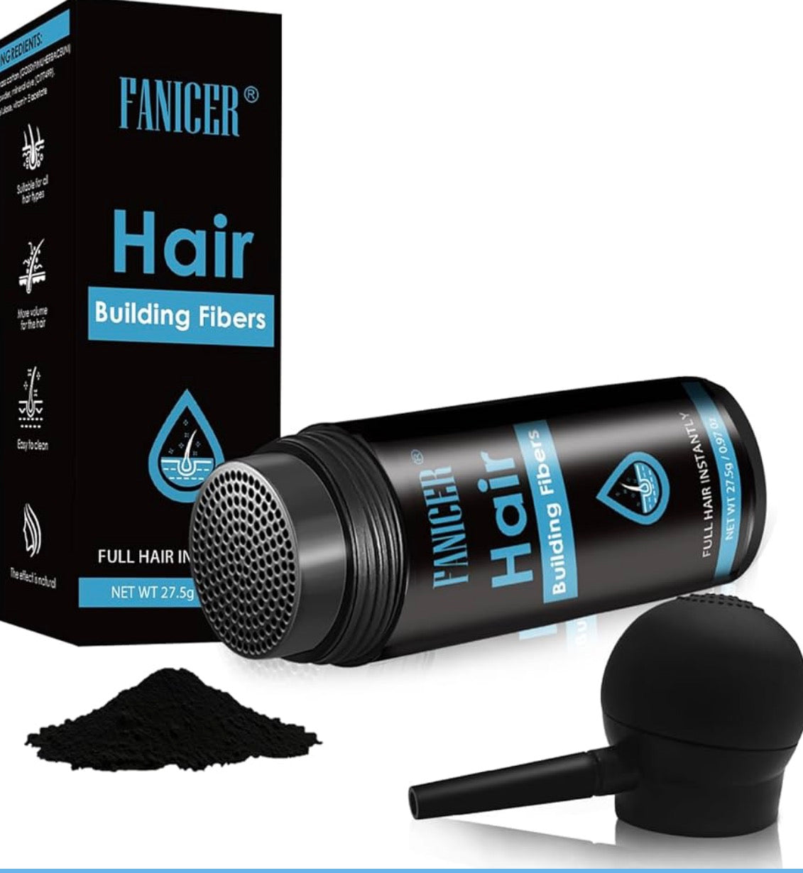 Fibres capillaires ( Noir )